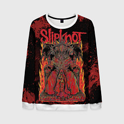 Мужской свитшот Slipknot black and red