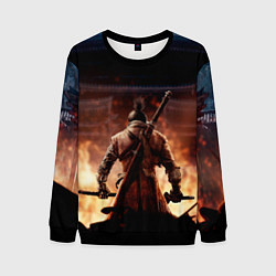 Свитшот мужской Sekiro: Shadows Die Twice, цвет: 3D-черный