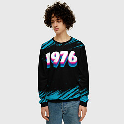 Свитшот мужской Made in 1976: vintage art, цвет: 3D-черный — фото 2