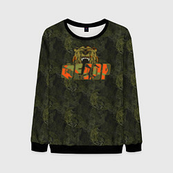 Свитшот мужской Федор камуфляж, цвет: 3D-черный