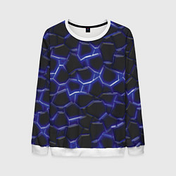 Мужской свитшот Синий неон и плиты