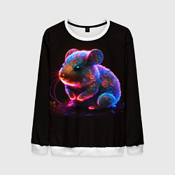 Мужской свитшот Неоновый хомячок