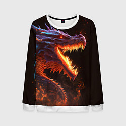Мужской свитшот Огненный дракон