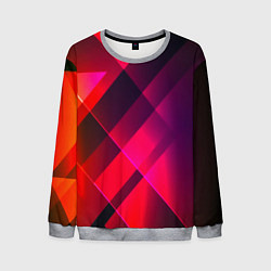 Мужской свитшот Кубические грани абстракции