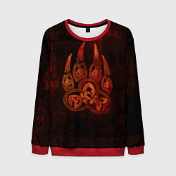 Свитшот мужской Символ велеса, цвет: 3D-красный