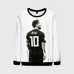 Свитшот мужской 10 Leo Messi, цвет: 3D-черный