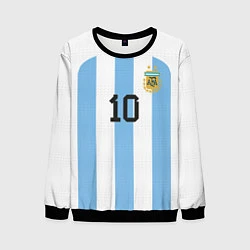Свитшот мужской Марадона форма сборной Аргентины, цвет: 3D-черный