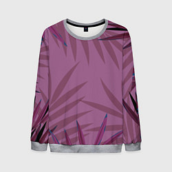 Свитшот мужской Розовая пальма, цвет: 3D-меланж
