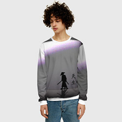 Свитшот мужской Путь Samurai, цвет: 3D-белый — фото 2