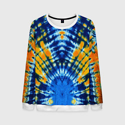 Мужской свитшот Tie dye стиль хиппи