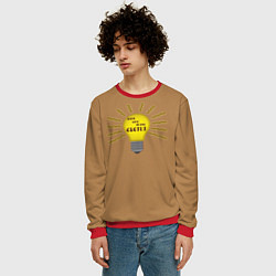 Свитшот мужской Все что нас светит, цвет: 3D-красный — фото 2