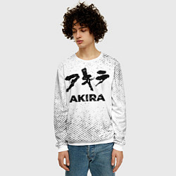 Свитшот мужской Akira с потертостями на светлом фоне, цвет: 3D-белый — фото 2