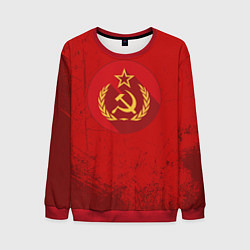 Свитшот мужской Тень СССР, цвет: 3D-красный