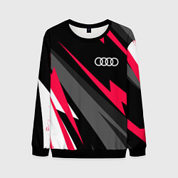 Свитшот мужской Audi fast lines, цвет: 3D-черный