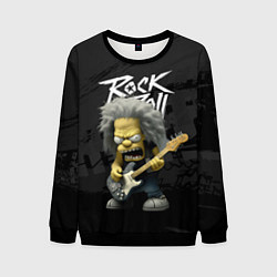 Мужской свитшот Rock and Roll Simpsons