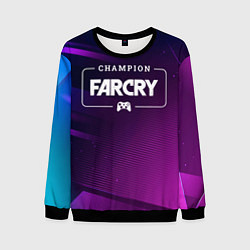 Мужской свитшот Far Cry gaming champion: рамка с лого и джойстиком