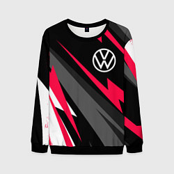 Свитшот мужской Volkswagen fast lines, цвет: 3D-черный