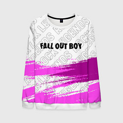 Мужской свитшот Fall Out Boy rock legends: символ сверху