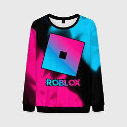 Мужской свитшот Roblox - neon gradient