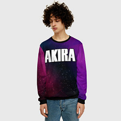 Свитшот мужской Akira gradient space, цвет: 3D-черный — фото 2