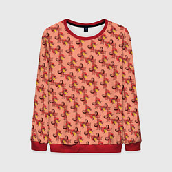 Мужской свитшот Декоративный растительный орнамент