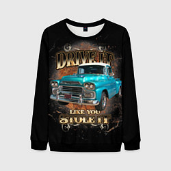 Мужской свитшот Пикап Chevrolet Apache 3100 1959 года