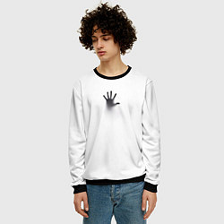 Свитшот мужской Они всегда со мной, цвет: 3D-черный — фото 2