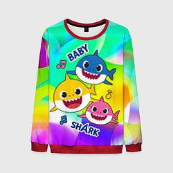 Мужской свитшот Baby Shark Brooklyn and friends