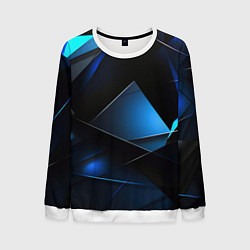 Мужской свитшот Blue black texture