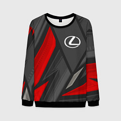 Свитшот мужской Lexus sports racing, цвет: 3D-черный