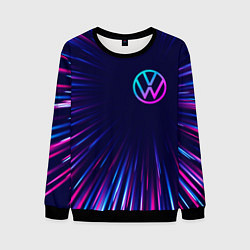 Мужской свитшот Volkswagen neon speed lines