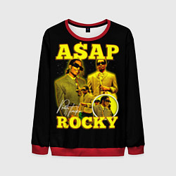 Свитшот мужской Asap Rocky, rapper, цвет: 3D-красный