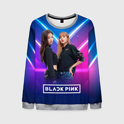 Свитшот мужской Blackpink neon, цвет: 3D-меланж