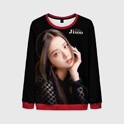 Свитшот мужской Blackpink Cute Jisoo Kim, цвет: 3D-красный