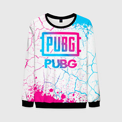 Мужской свитшот PUBG neon gradient style