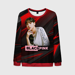 Свитшот мужской Lisa Blackpink kpop, цвет: 3D-красный