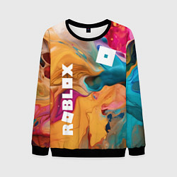 Свитшот мужской Roblox Logo Color, цвет: 3D-черный