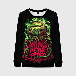 Мужской свитшот Bring me the horizon dinosaurs