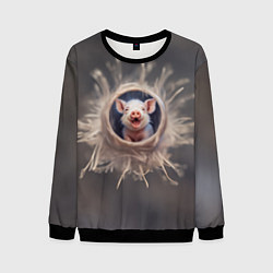 Мужской свитшот Мордочка забавного поросёнка