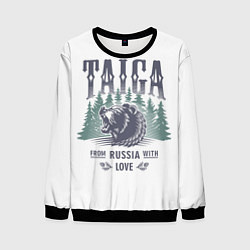 Мужской свитшот Тайга - из России с любовью