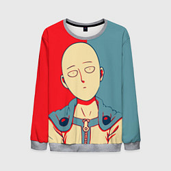 Мужской свитшот Saitama hero face