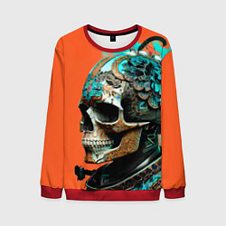 Свитшот мужской Art skull - irezumi - Japan, цвет: 3D-красный
