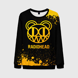 Мужской свитшот Radiohead - gold gradient