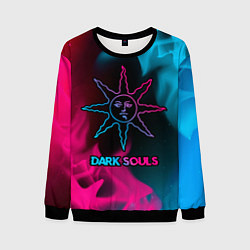 Мужской свитшот Dark Souls - neon gradient