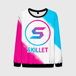 Мужской свитшот Skillet neon gradient style