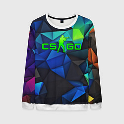 Мужской свитшот CSGO blue abstract