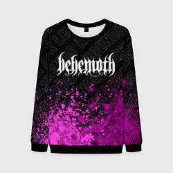 Мужской свитшот Behemoth rock legends: символ сверху