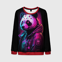 Мужской свитшот Panda cyberpunk