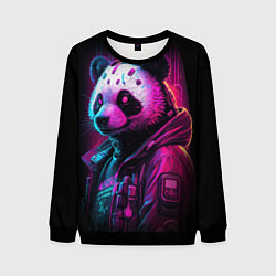 Мужской свитшот Panda cyberpunk