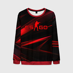 Мужской свитшот CSGO red black logo